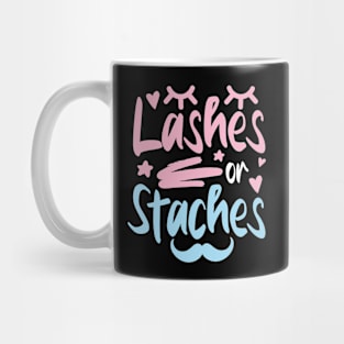 Lashes or Staches Mug